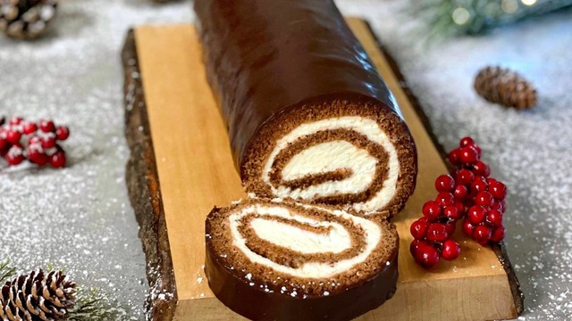 Pürüzsüz Görünümüyle: Çikolatalı Rulo Pasta