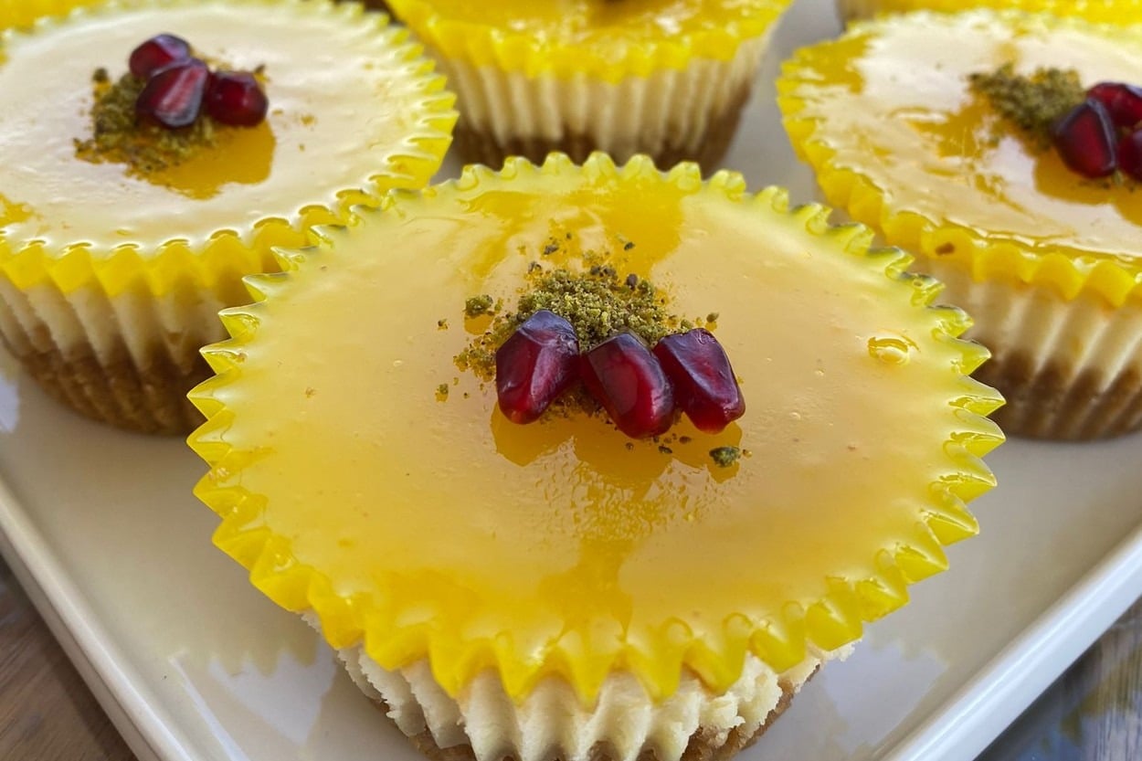 Muffin Kalıbında: Limonlu Mini Cheesecake