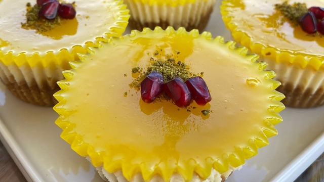 Muffin Kalıbında: Limonlu Mini Cheesecake