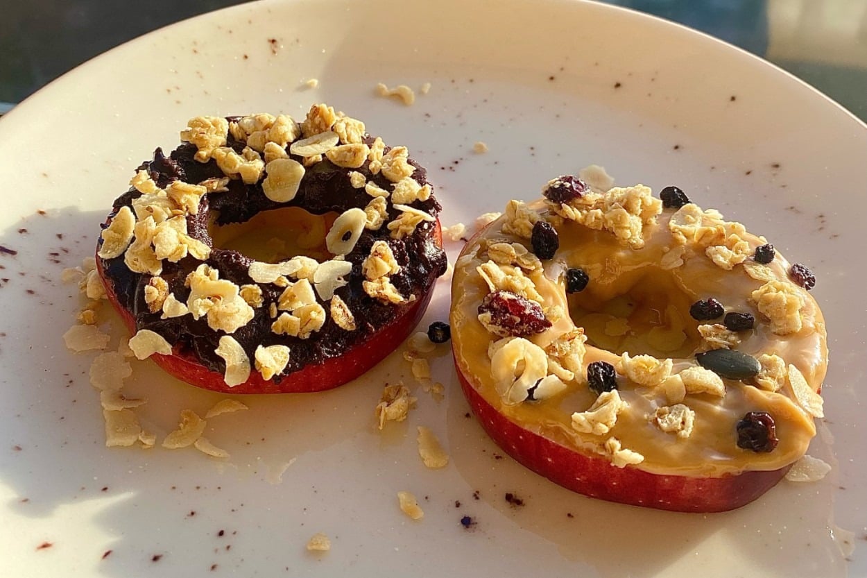 Rafine Şekersiz ve Masum: Elma Donut