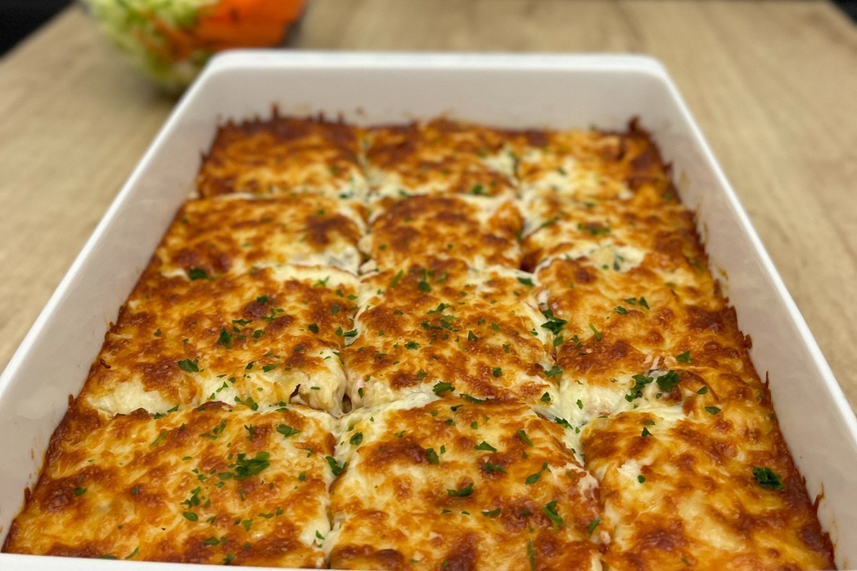 Tek Başına Ana Yemek: Fırında Beşamel Soslu Ispanaklı Makarna