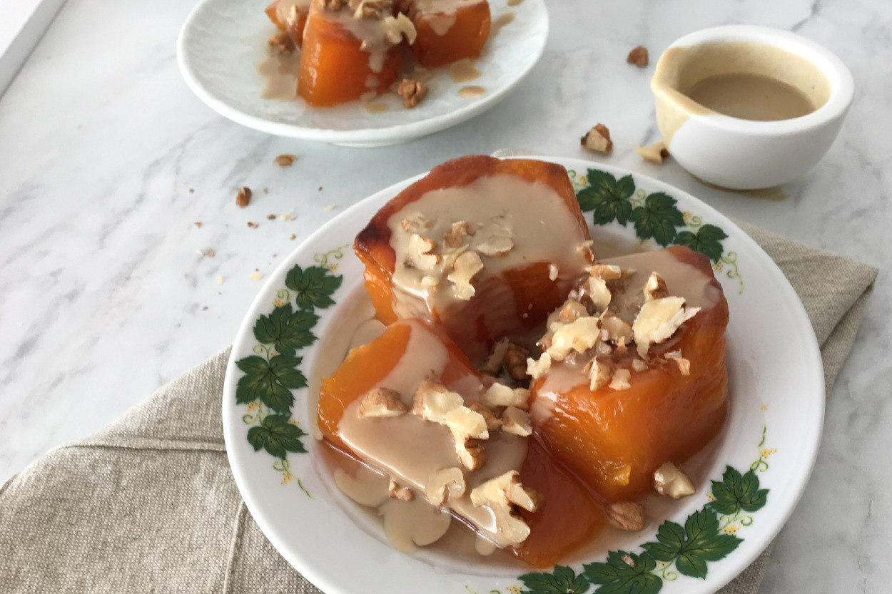 Tahini Unutmamalı: Fırında Bal Kabağı Tatlısı