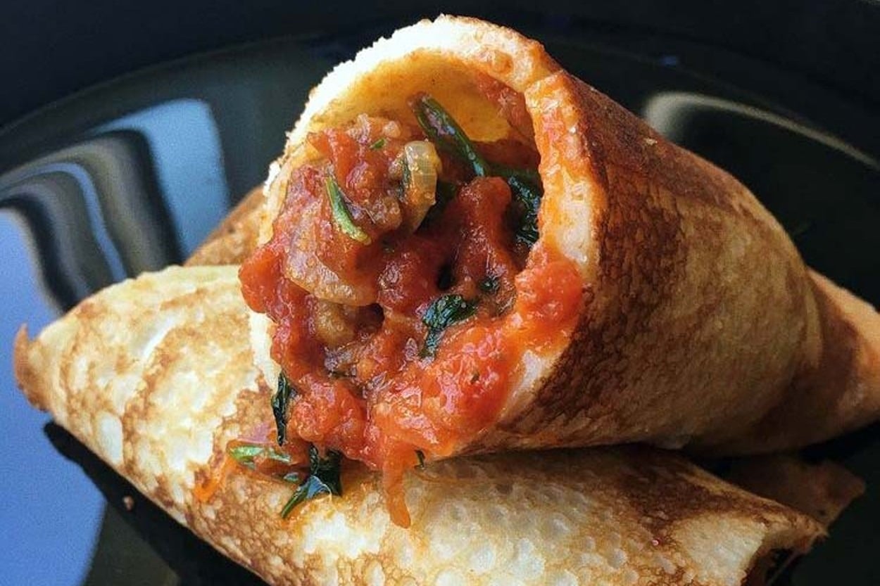 Bol Soslu: Et Soteli Krepli Wrap