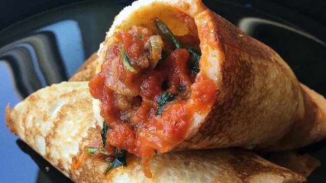 Bol Soslu: Et Soteli Krepli Wrap