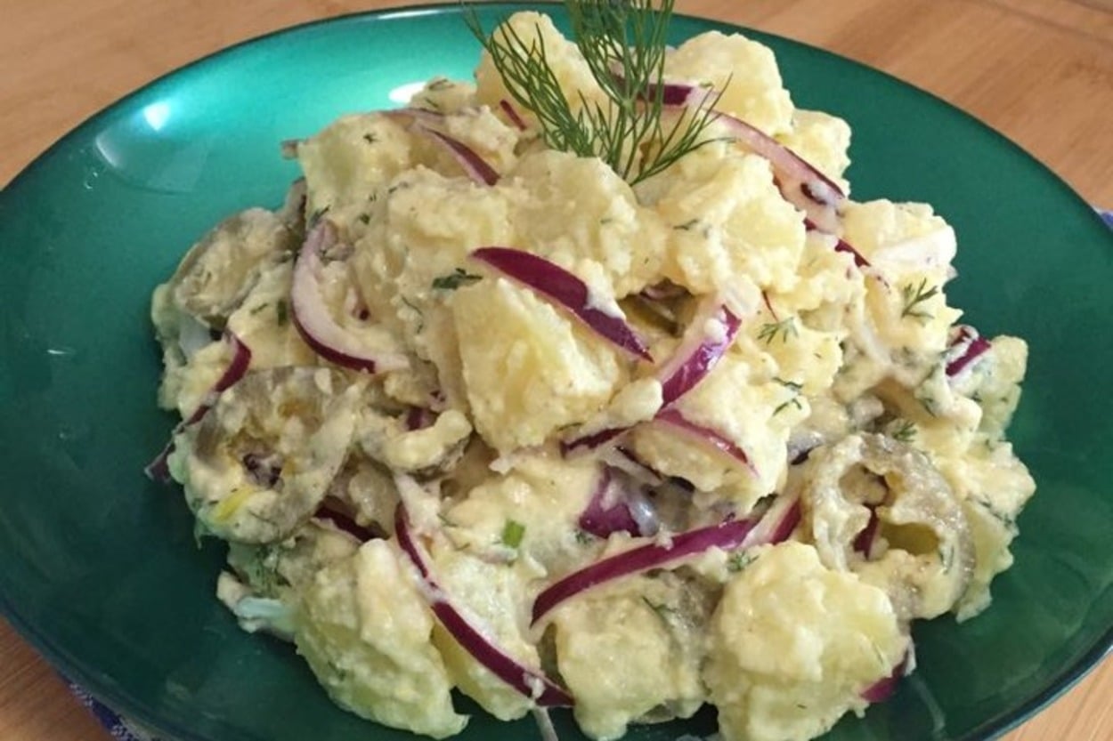 Her Ana Uygun: Hardal Soslu Patates Salatası