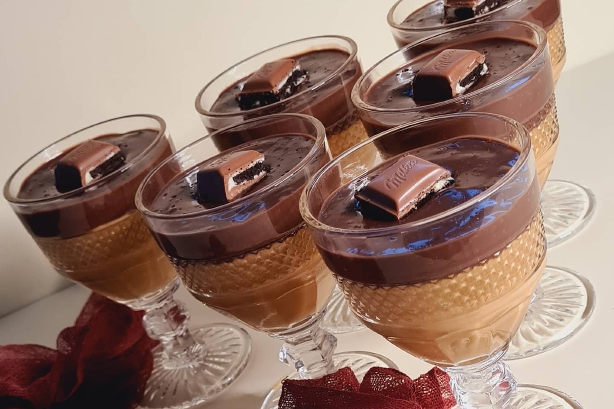 Şahane Uyum: Karamel ve Çikolatalı Puding