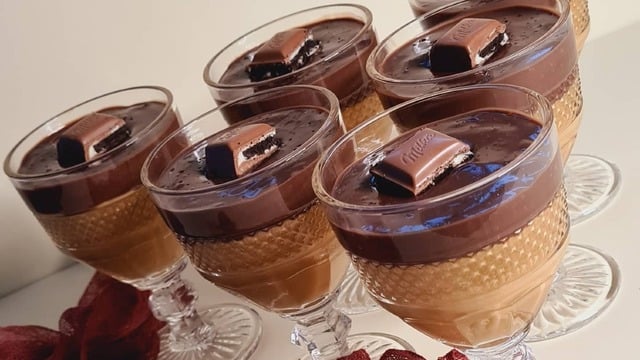 Şahane Uyum: Karamel ve Çikolatalı Puding