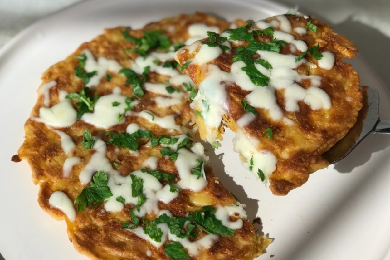Kahvaltıya: Tavada Kaşarlı Patates