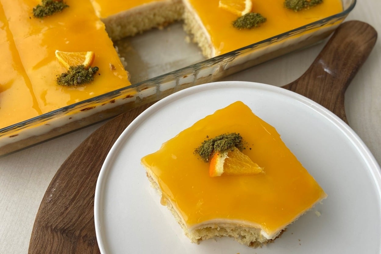 Aroması Nefis: Portakal Soslu Borcam Pastası