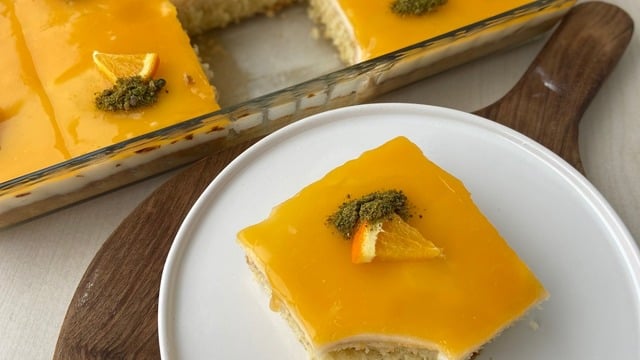 Aroması Nefis: Portakal Soslu Borcam Pastası