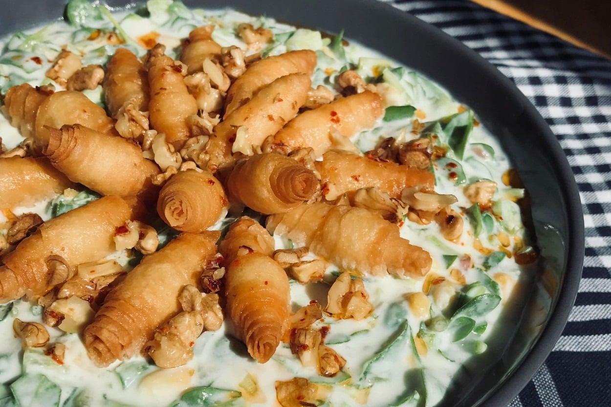 Yedikçe Yedirir: Çıtır Yufkalı Semizotu Salatası