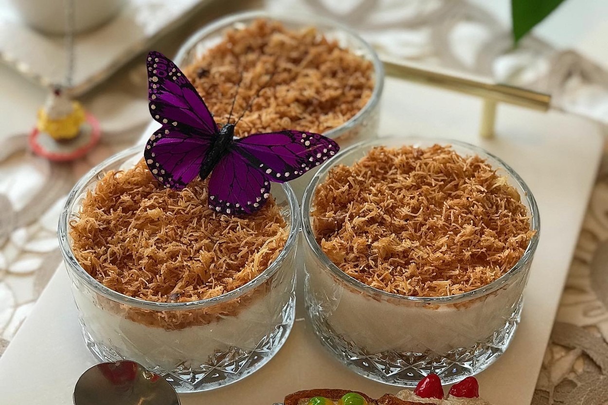 Üstü Çıtır: Kremalı Kadayıflı Muhallebi