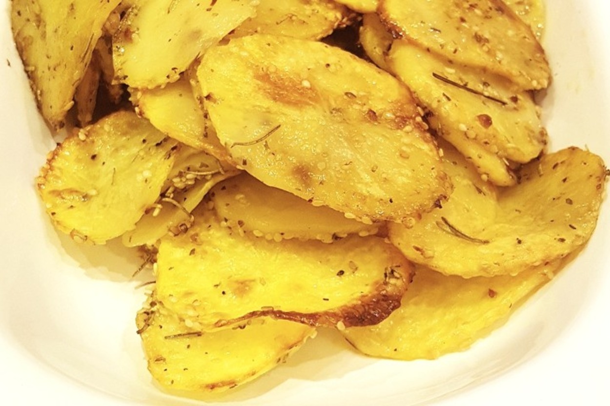 Böyle de Deneyin: Fırında Susam Soslu Patates