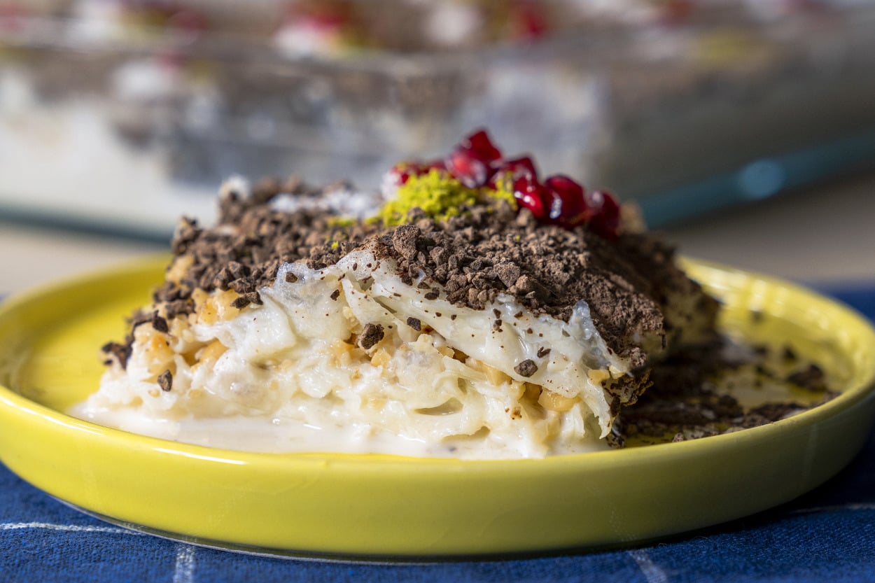 Çok Hafif: Soğuk Baklava Tadında Güllaç