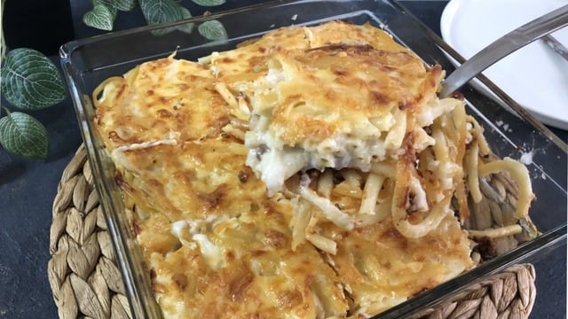 Beşamel Sosuyla: Fırın Makarna