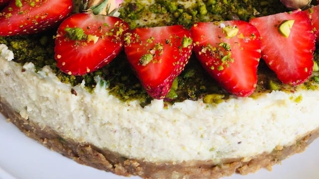 Yeşilin En Güzel Hali: Fıstıklı Cheesecake