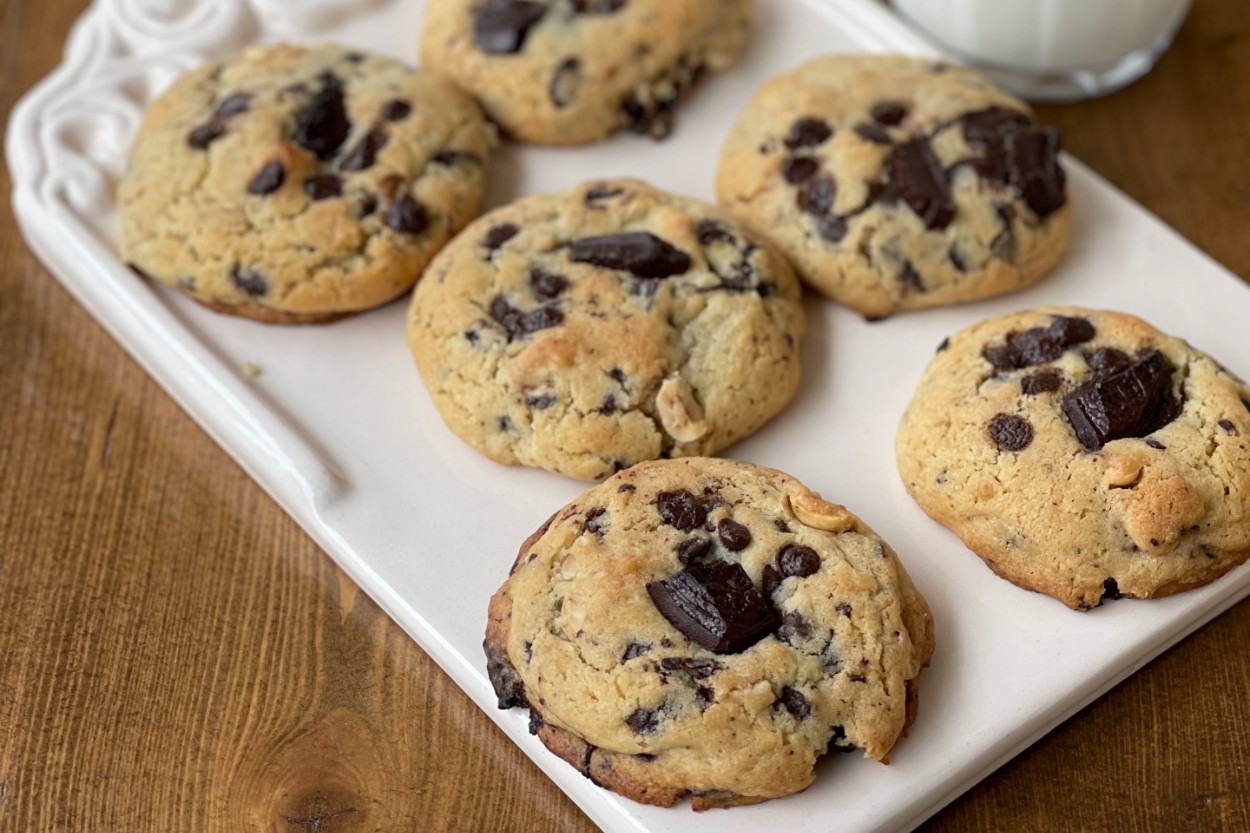 Tam Ölçüleriyle: Chocolate Chip Cookies (Amerikan Kurabiyesi)