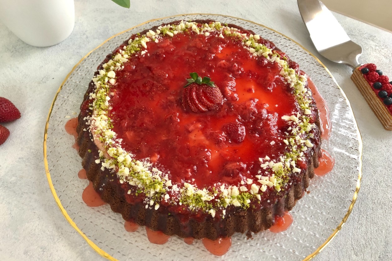 Bu Yazın Pastası: Çilekli Tart Pasta
