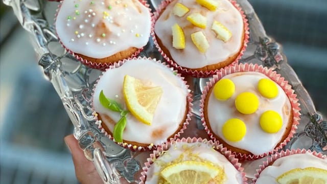 Pek Süslü: Limonlu Muffin