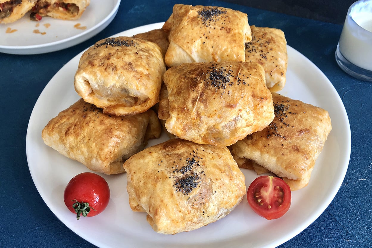 Çıtır Çıtır: Patlıcanlı Talaş Böreği
