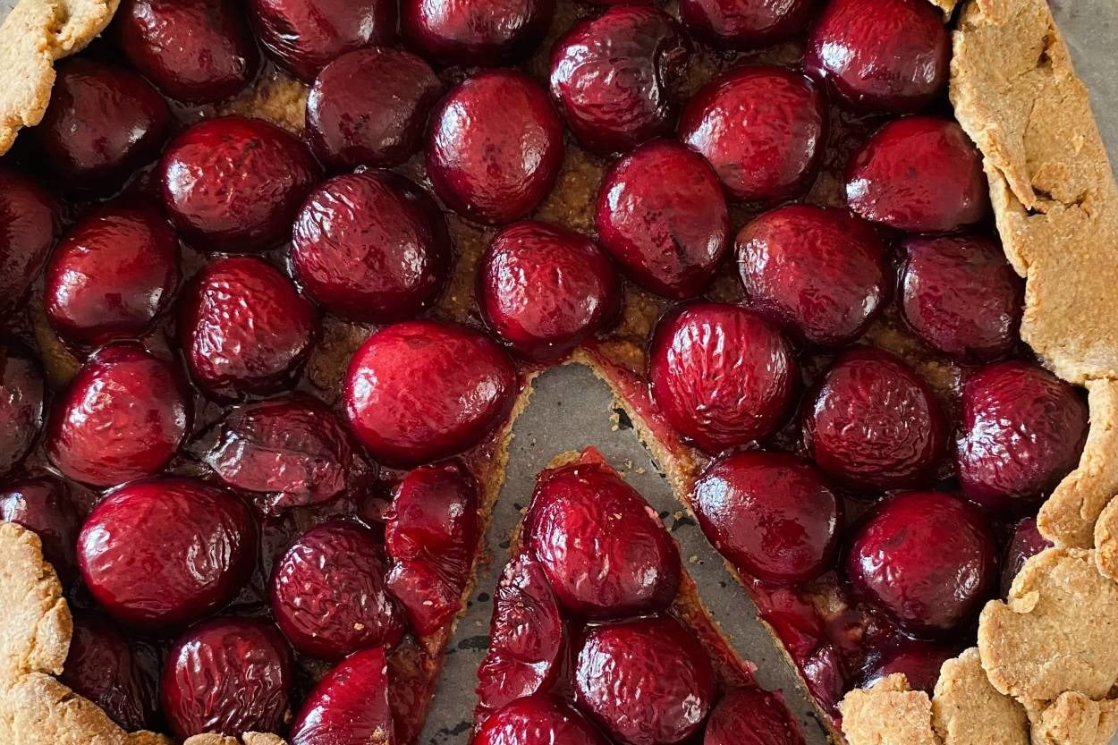 Kıyır Kıyır: Şekersiz Kirazlı Galette