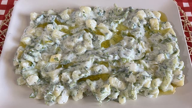 Sofralarda Yenilik: Patates Cacığı