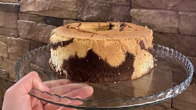 Tam Ölçülü: Mermer Şifon Kek