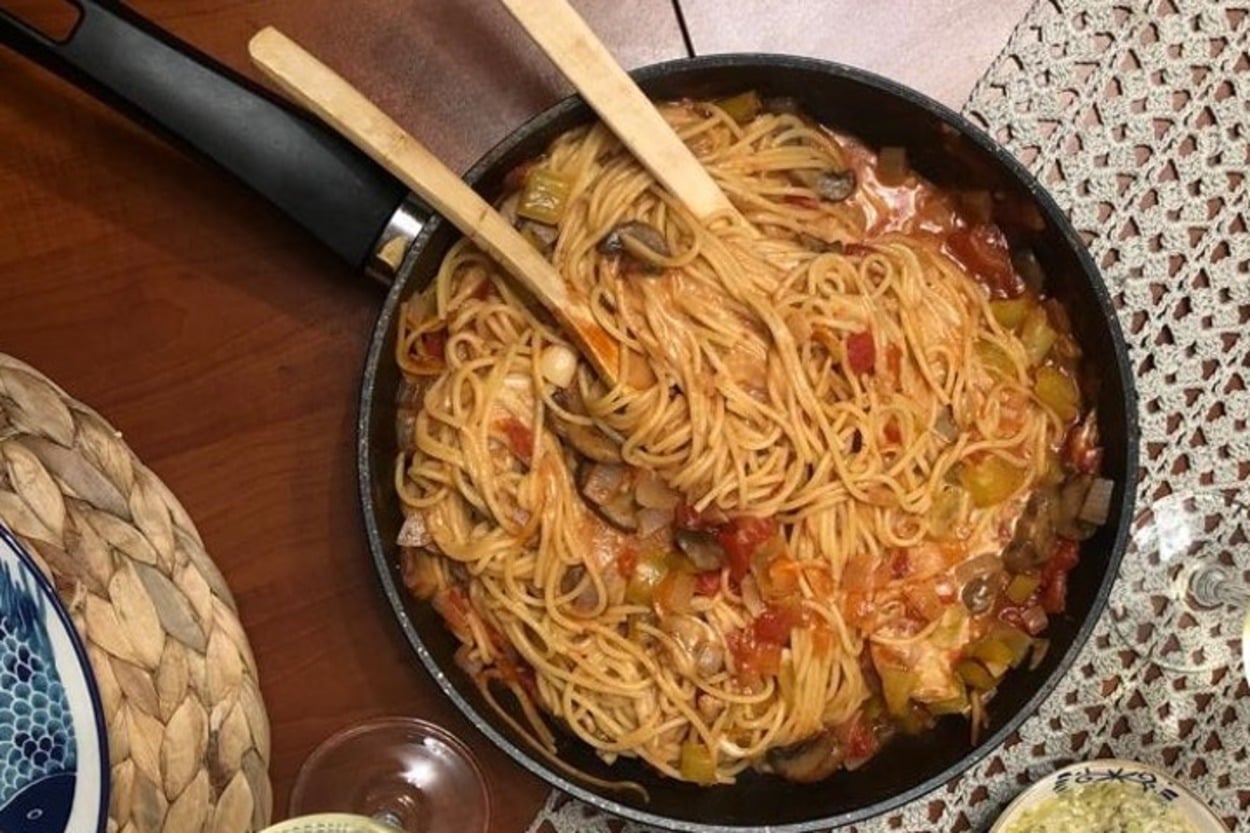 İtalya'dan: One Pan Pasta (Tek Tavada Makarna)