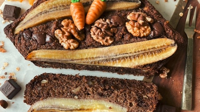 Diyet Dostu: Şekersiz Yağsız Banana Bread