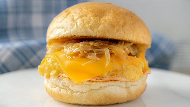 Vejeteryan ve Leziz: Yumurta Burger