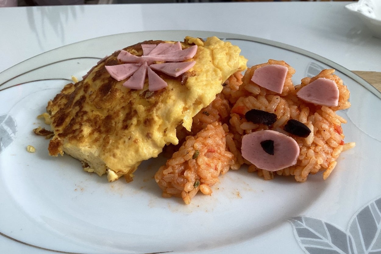 Kolay Bulunan Malzemelerle: Rilakkuma Omurice