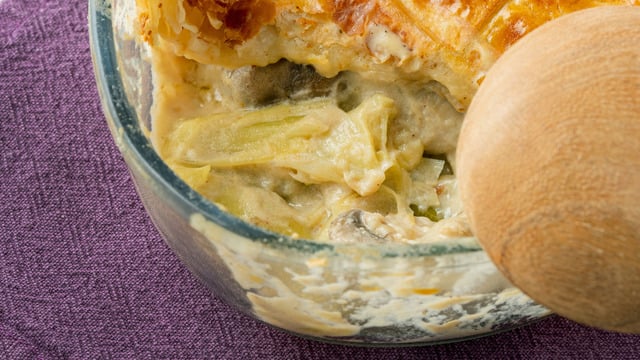 Sebzesi Bol: Pırasalı Mantarlı Pie