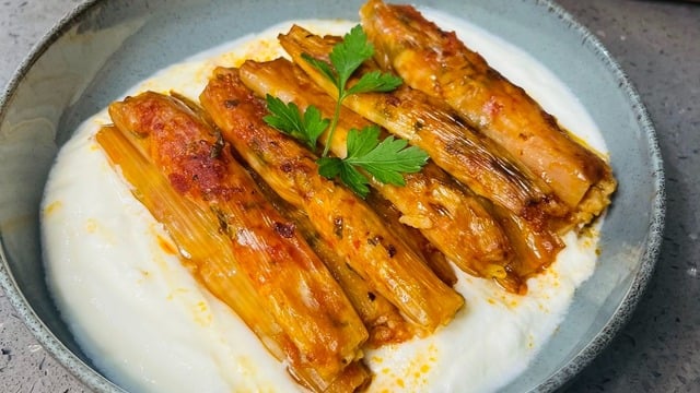 Üstelik Fırında: Pırasa Sarma