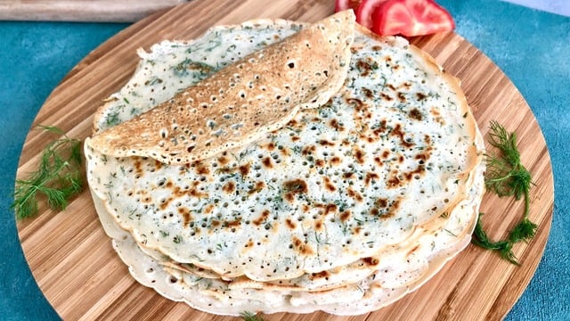 Yeşili Bol: Otlu Krep