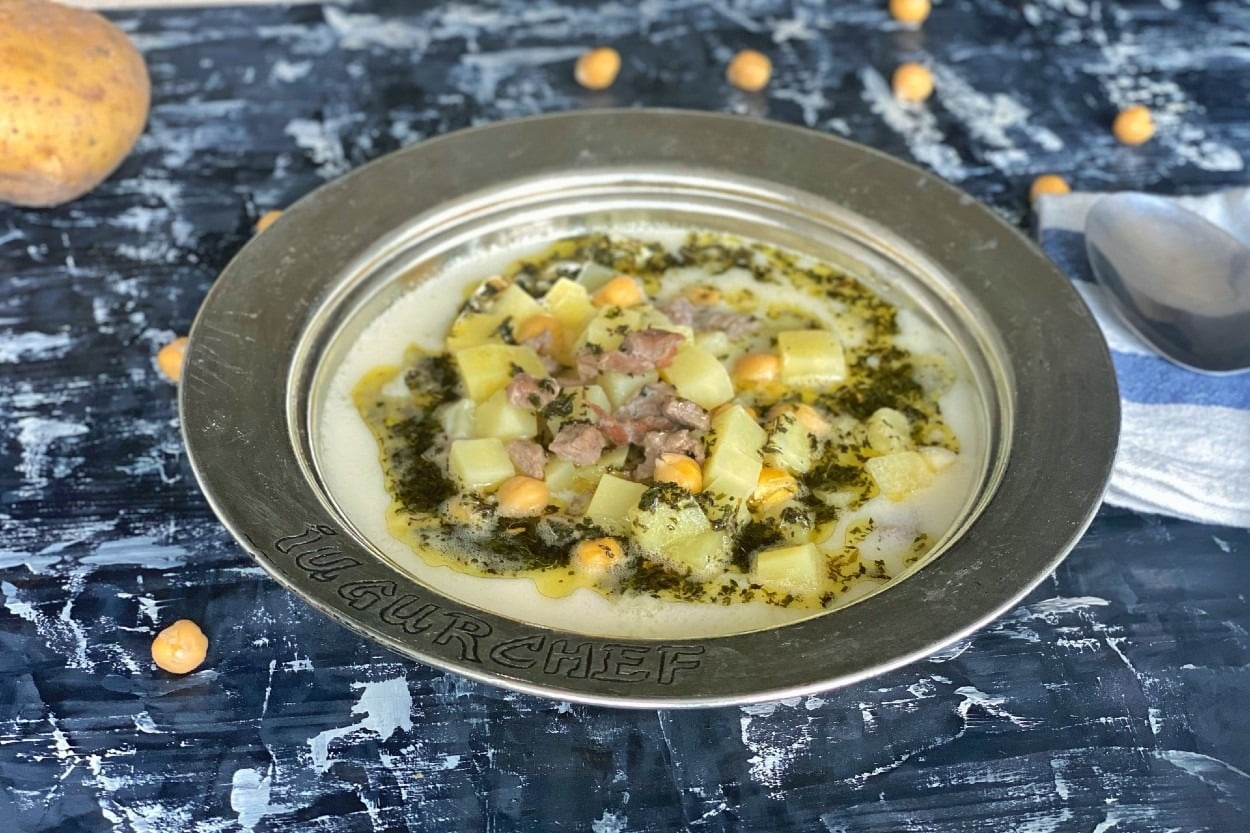 Gaziantep’ten: Yoğurtlu Patates Yemeği