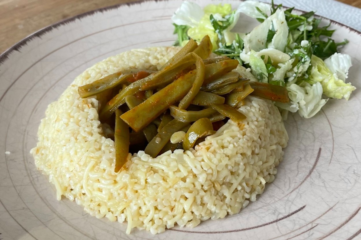 En Sade Haliyle: Tereyağlı Bulgur Pilavı