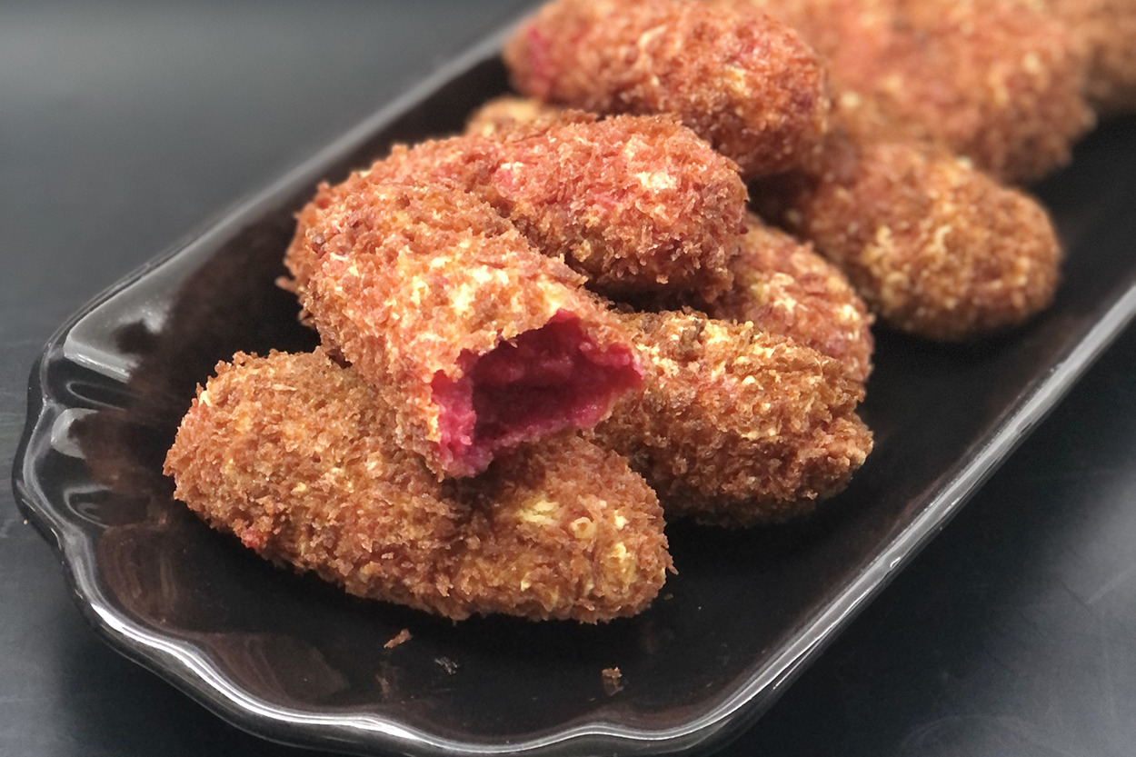 Sebzeli Atıştırmalık: Pancarlı Patates Kroket