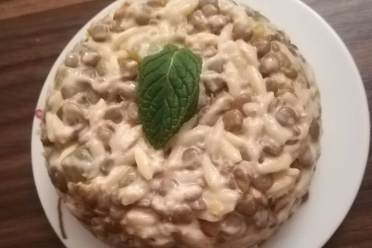 Sağlıklı Yaşam İçin: Yoğurtlu Yeşil Mercimek Salatası