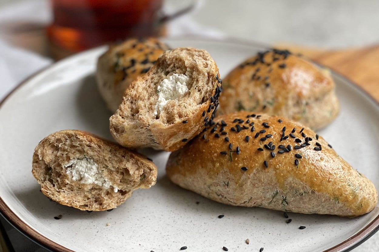 Sağlık Dolu: Tam Buğday Unlu Dereotlu Poğaça
