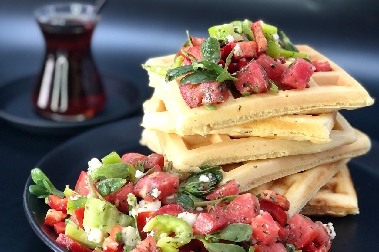 Tatlısına Rakip: Tuzlu Waffle