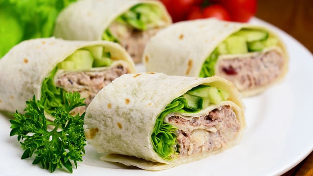 Sar, Sarmala: Ton Balıklı Wrap