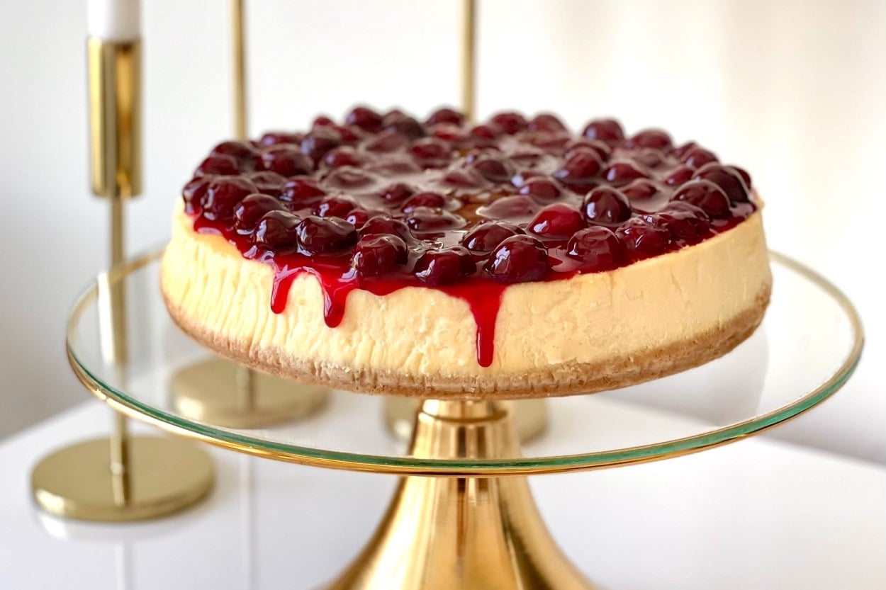 Tüm Püf Noktalarıyla: Çatlamayan Vişneli Cheesecake