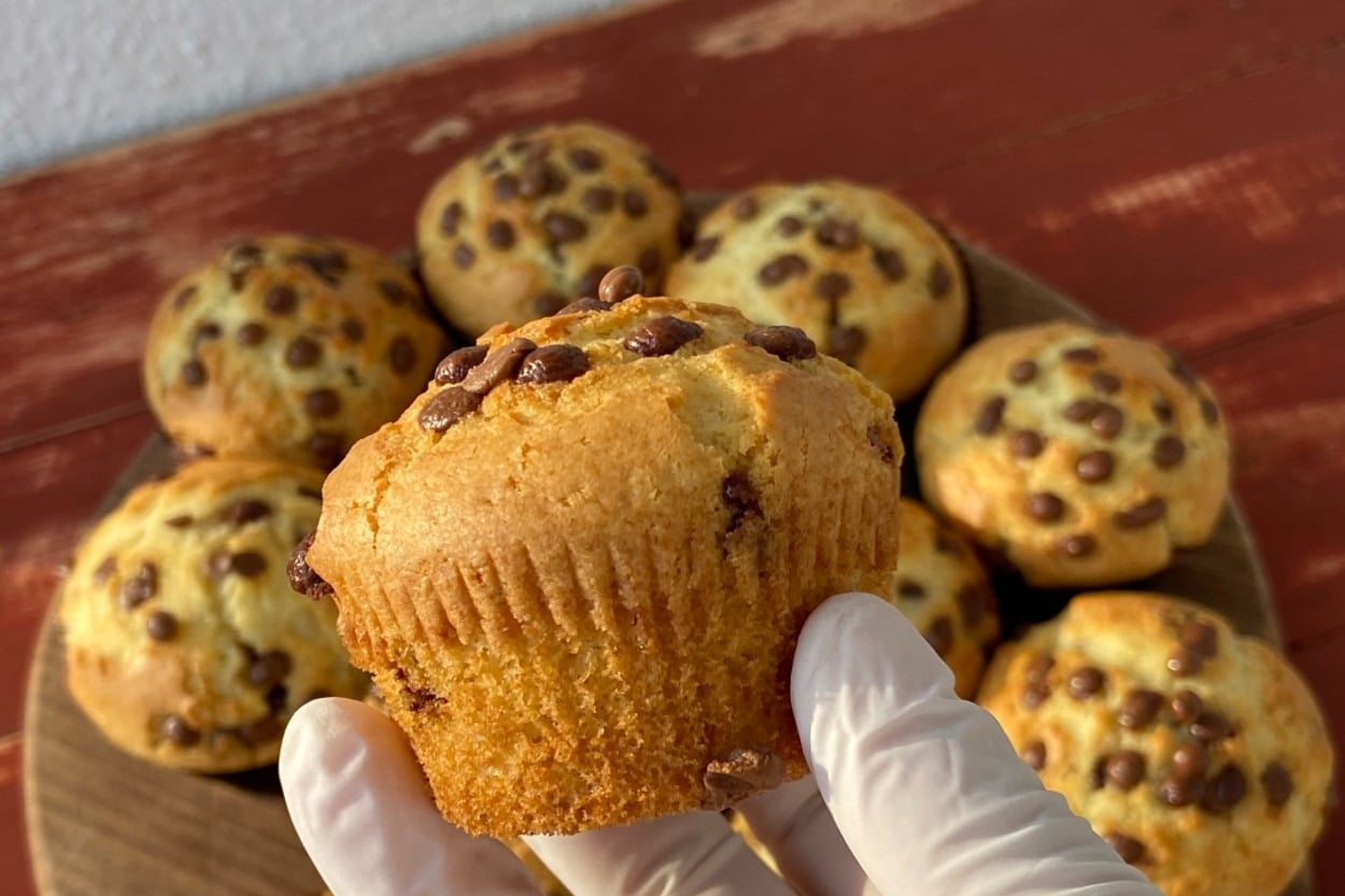 Sütle İyi Gider: Damla Çikolatalı Muffin