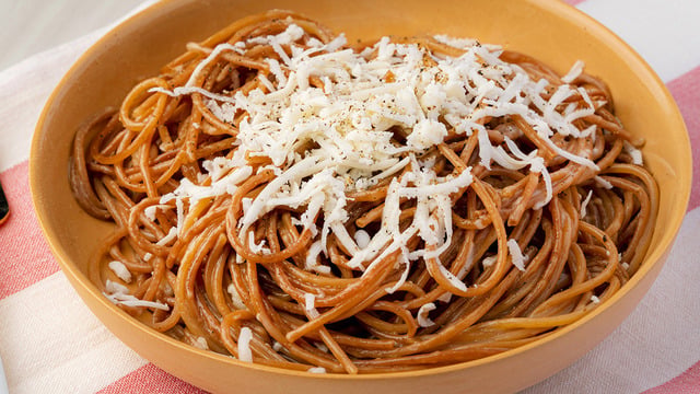 20 Dakikada Hazır: Peynirli Kavruk Spaghetti