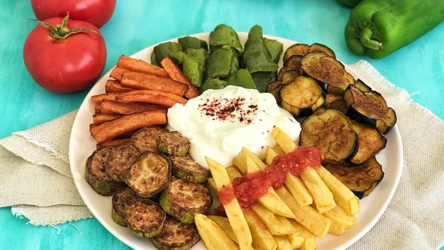 Yağ Çekmeden Pişsin: Sebze Kızartması