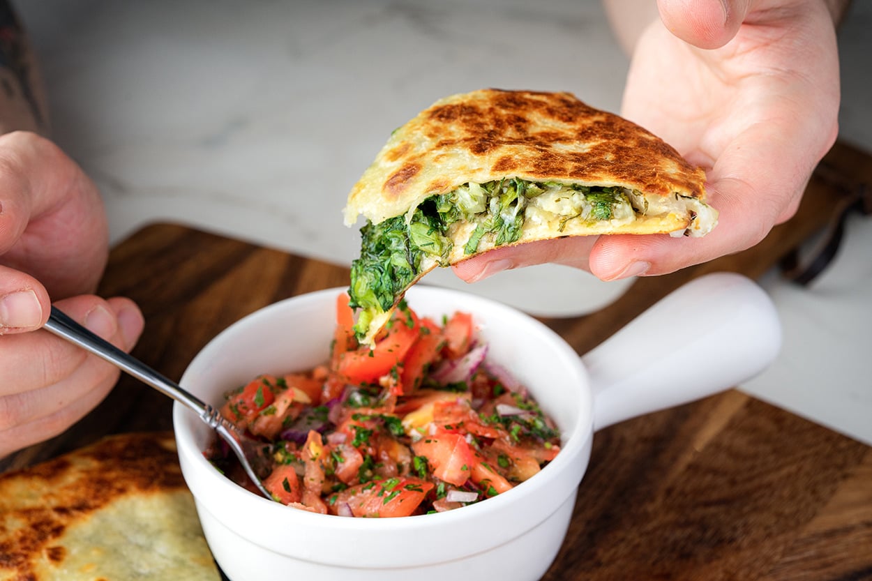Pratik Lezzet: Enginarlı Quesadilla
