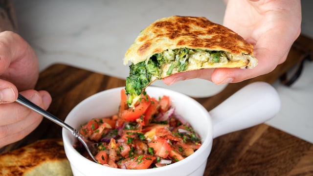 Pratik Lezzet: Enginarlı Quesadilla