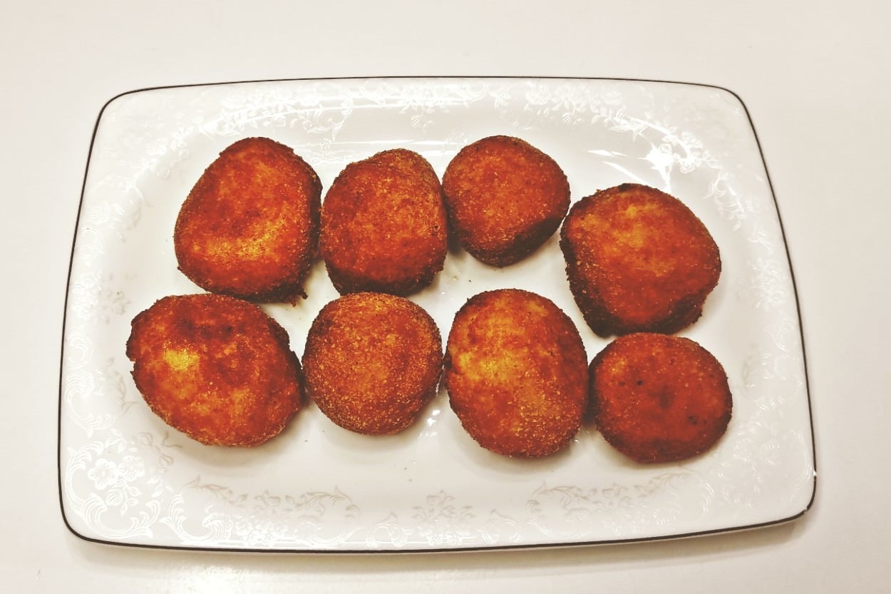 İçi Peynir Dolu: Çıtır Patates Topları