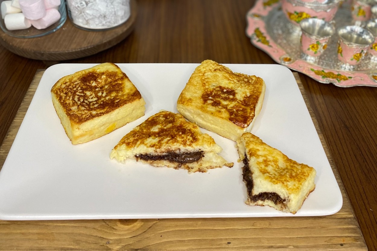 Tatlı Kahvaltılık: Çikolatalı Yumurtalı Ekmek