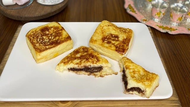 Tatlı Kahvaltılık: Çikolatalı Yumurtalı Ekmek